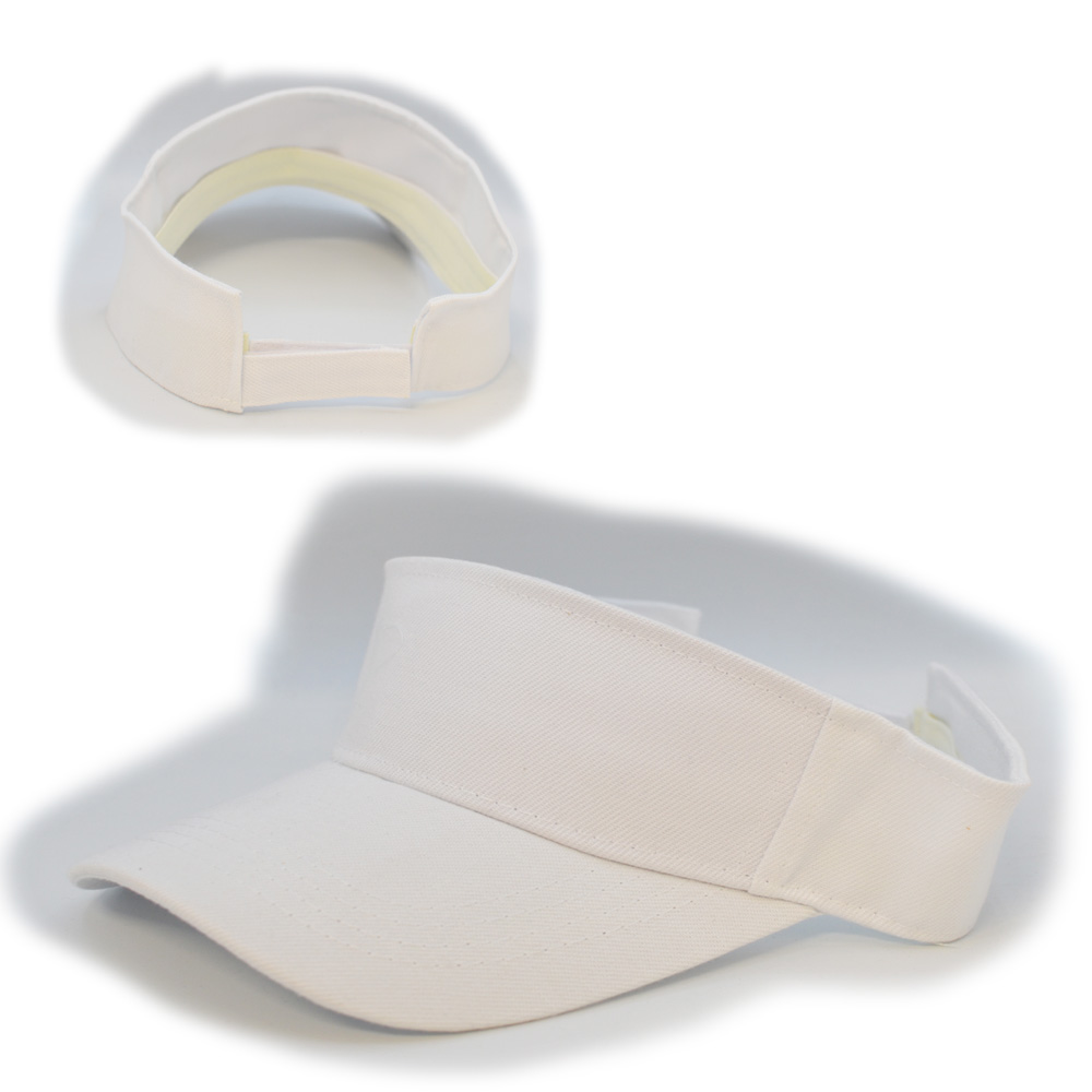 Sun Visor Cap White